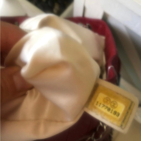 Very large East West Chanel red handbag. Great preowned condition. - Picture 8 of 13